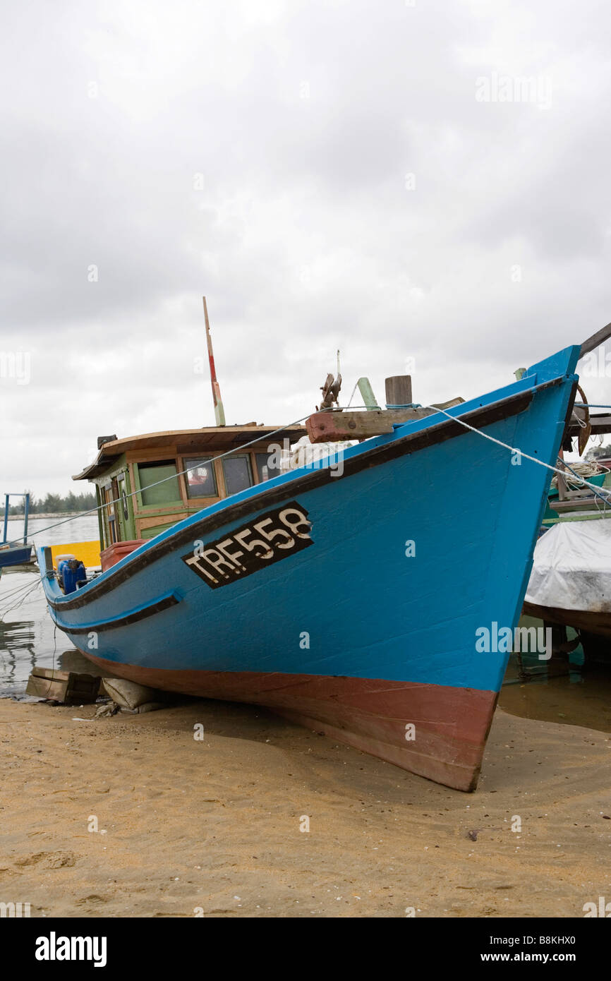 Traditional fishing boat, Kuala Terengganu, Malaysia Stock Photo Alamy