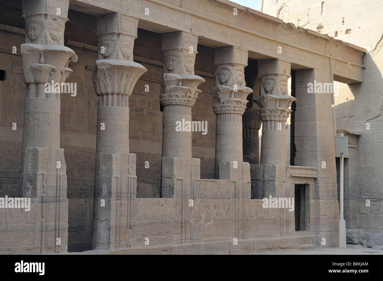 Mammisi, Temple of Isis, New Philae island, Aswan, Egypt 081121 33287 Stock Photo
