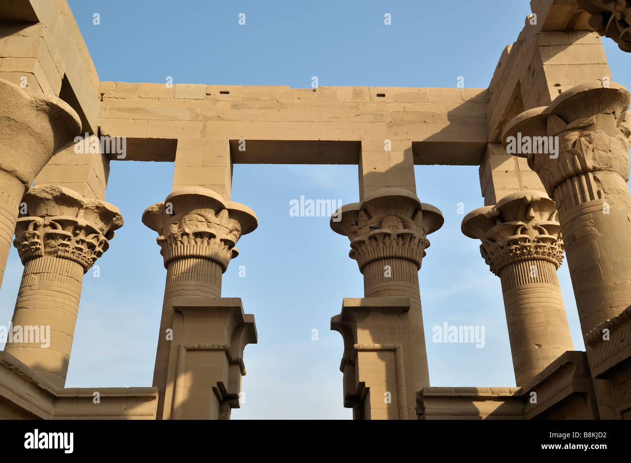 Temple of Augustus, New Philae Island, Aswan, Egypt 081121 33317 Stock Photo