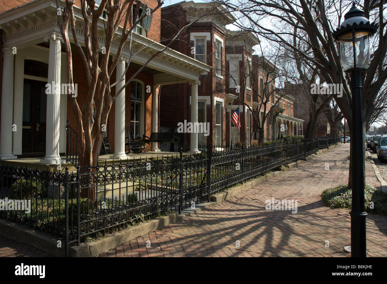 Houses in Church Hill section of Richmond, Virginia Stock Photo Alamy