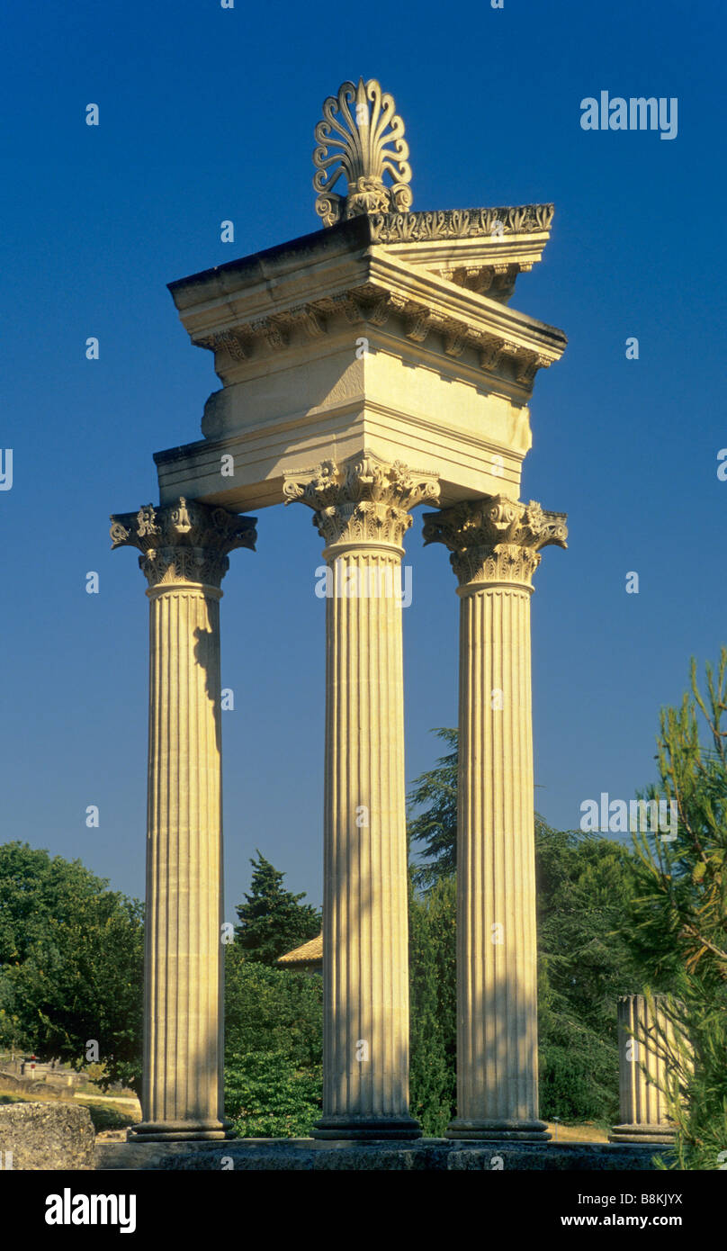Glanum Excavations at Les Antiques Roman ruins near St Remy de Provence