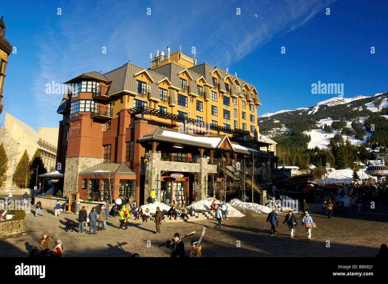 Sundial Resort Whistler BC Canada Stock Photo Alamy