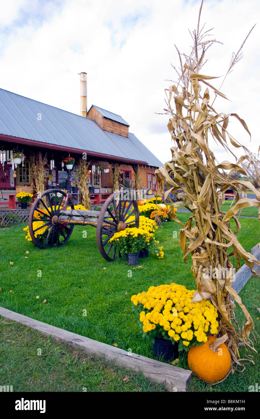The Bragg Farm and Sugar House at East Montpellier Vermont USA Stock