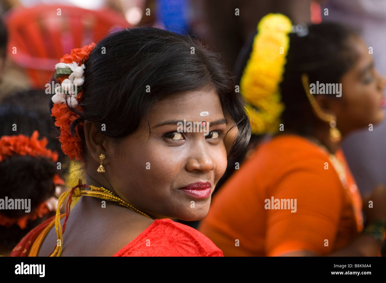 Tamil village women hi-res stock photography and images - Alamy