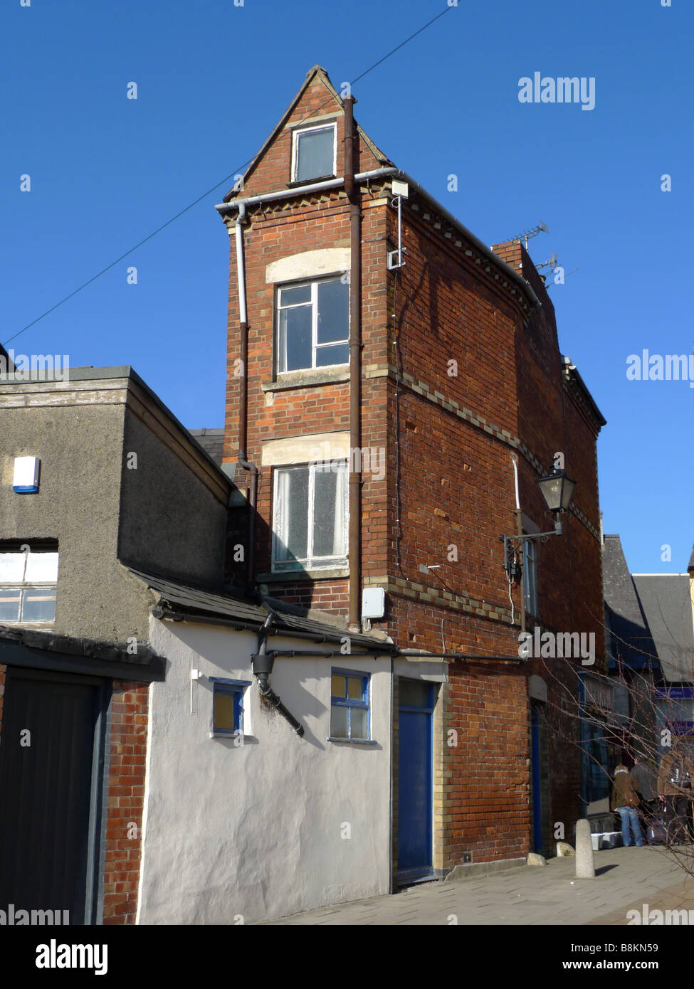 The back streets of Stroud Gloucestershire Stock Photo