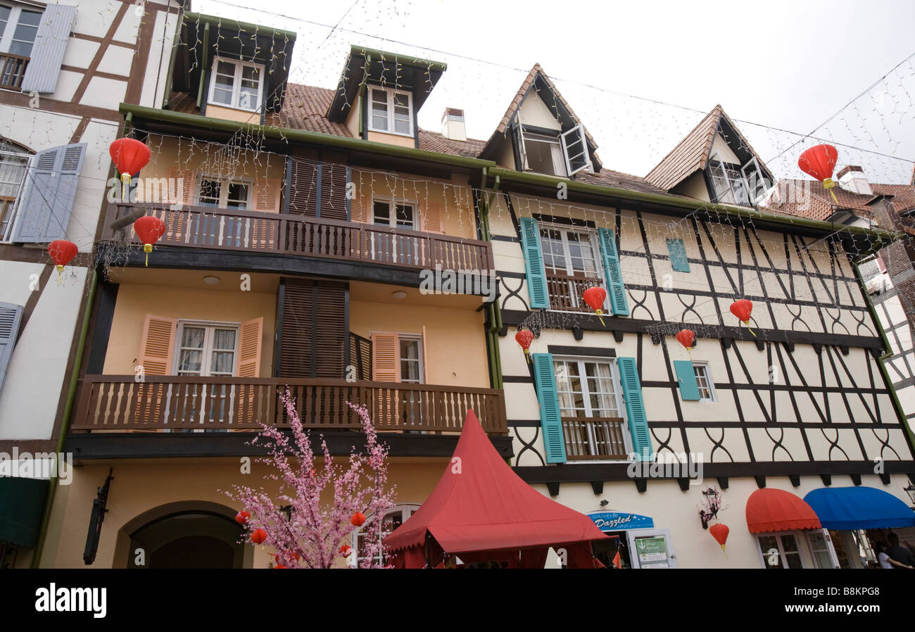 French-themed village Stock Photo