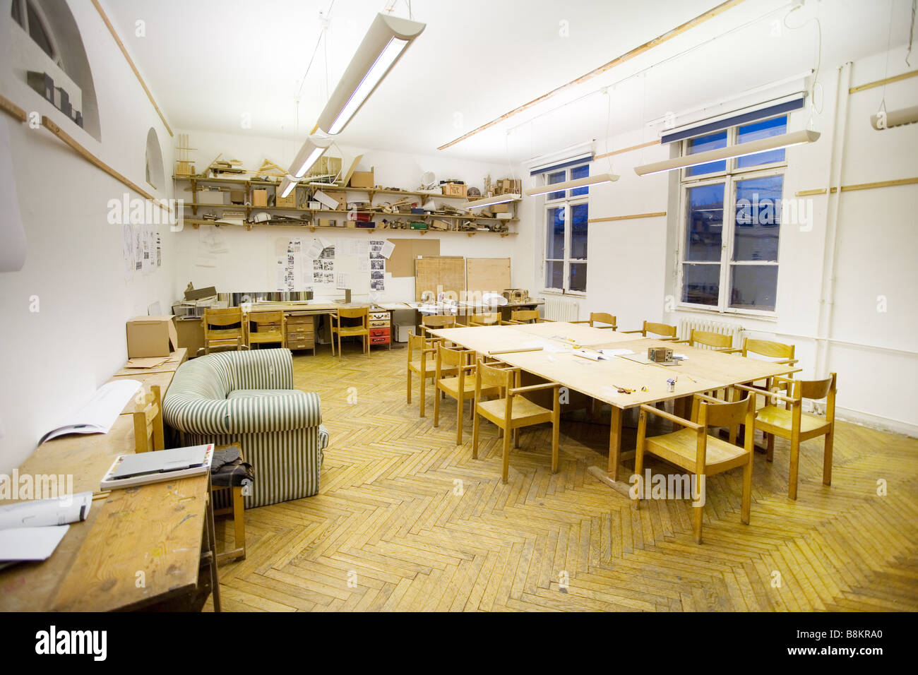 High school classroom empty chair hi-res stock photography and images ...