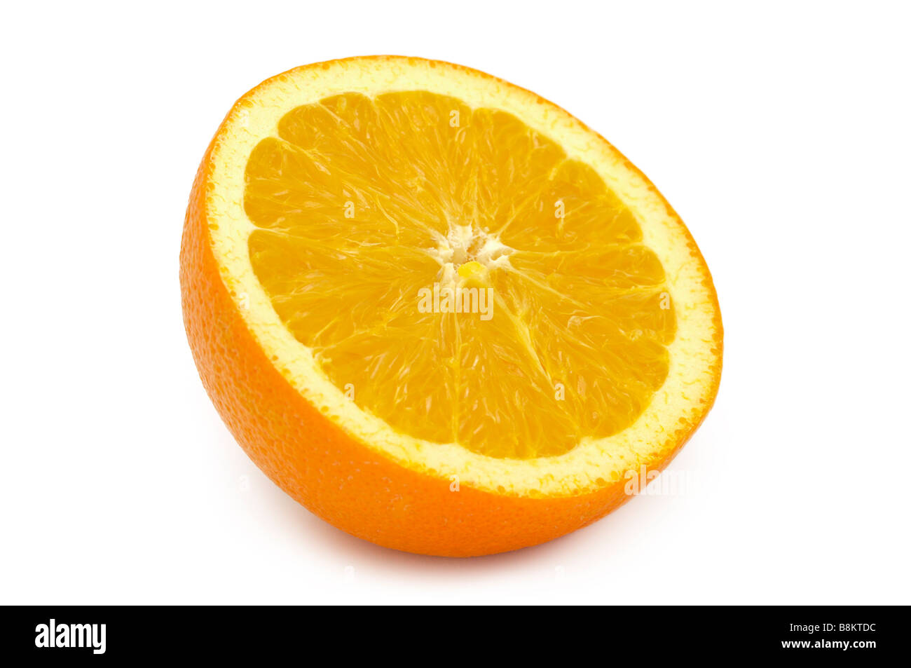 Half an Orange Stock Photo