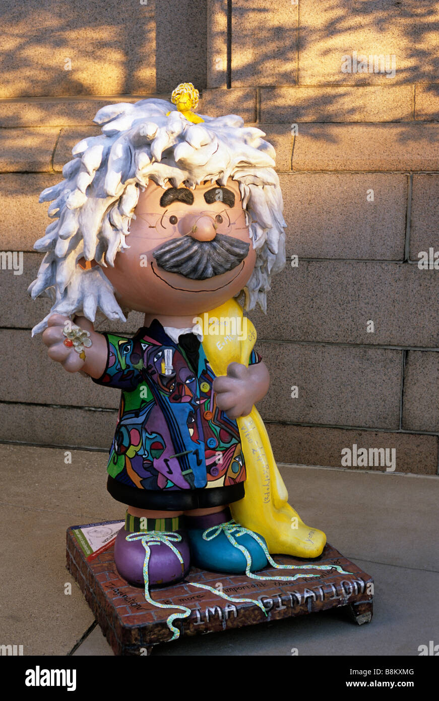 COLORFUL PEANUTS CHARACTER ON A STREET IN ST. PAUL, MINNESOTA, PART OF