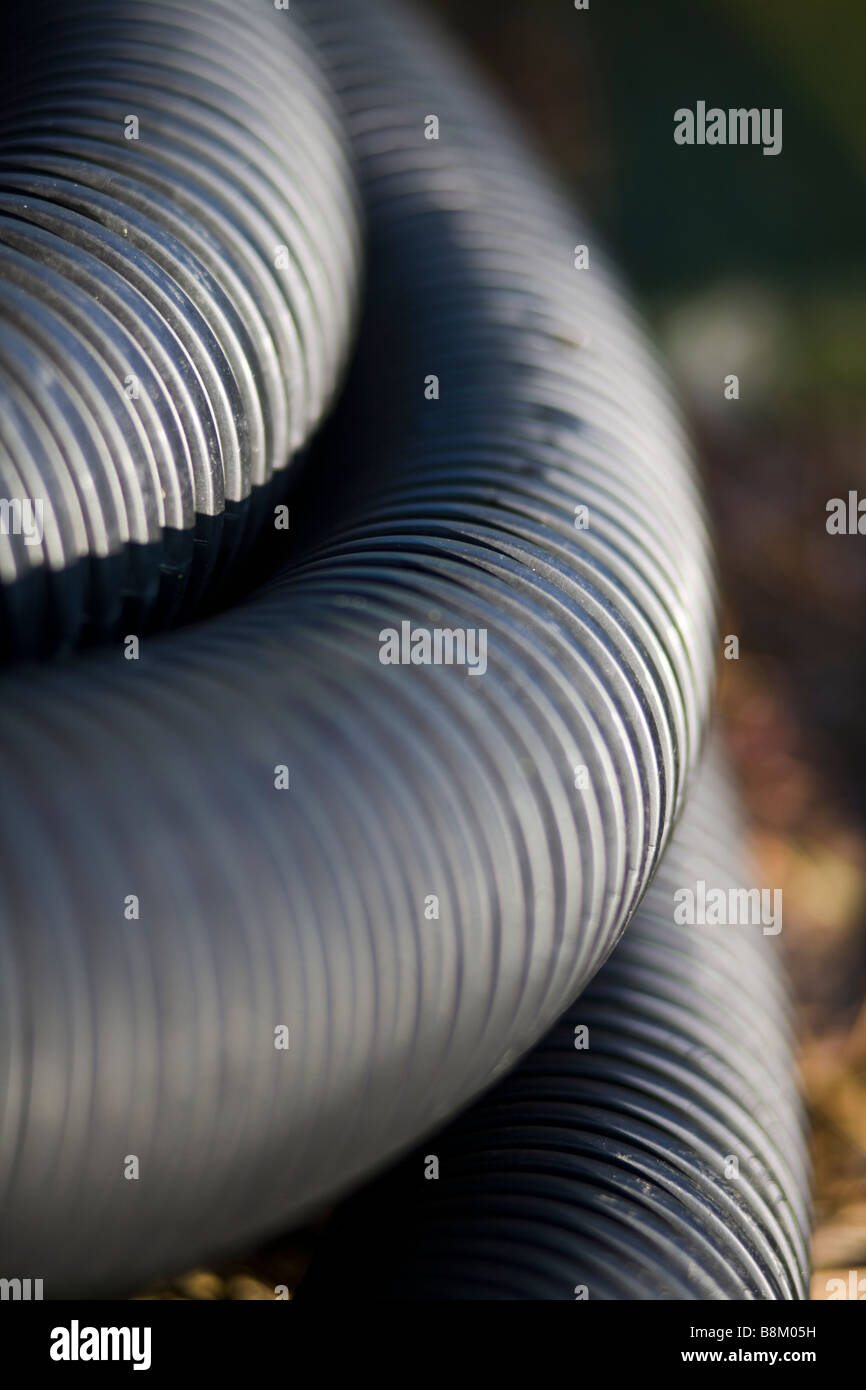 ribbed plastic tubing Stock Photo Alamy