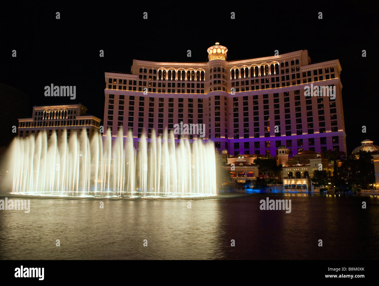 Fountains at the Bellagio hotel and casino at the Las Vegas strip