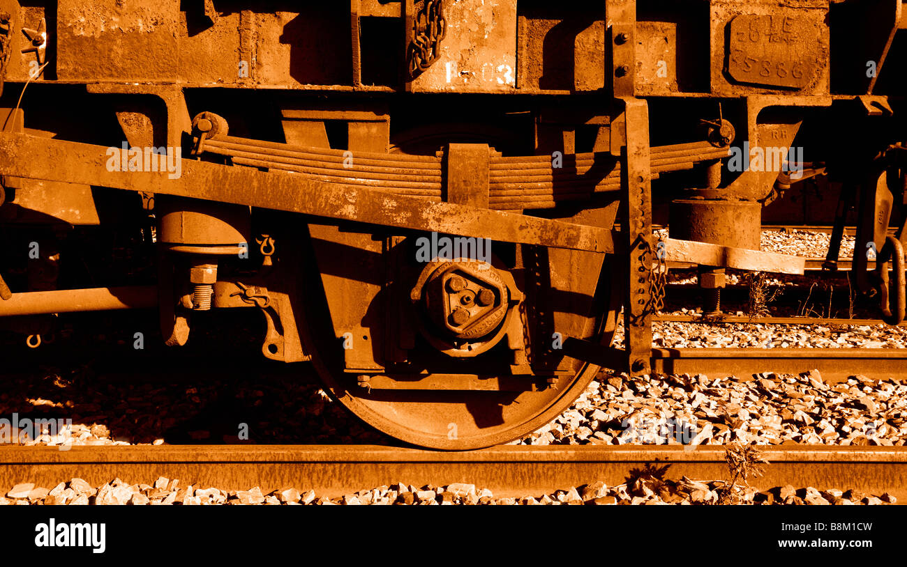 train on track,rail,railway,railroad Stock Photo Alamy