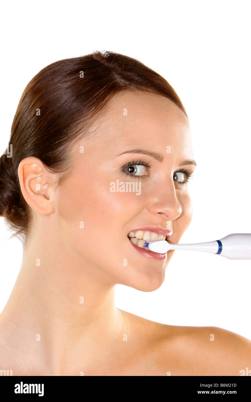 Dentist holding power brush hires stock photography and images Alamy