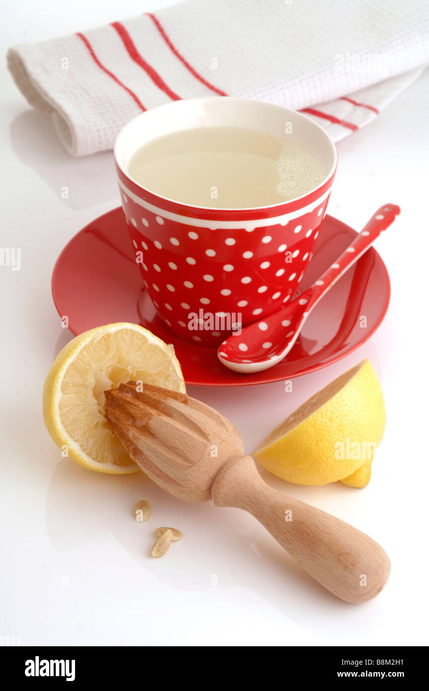 Hot lemon juice Stock Photo Alamy