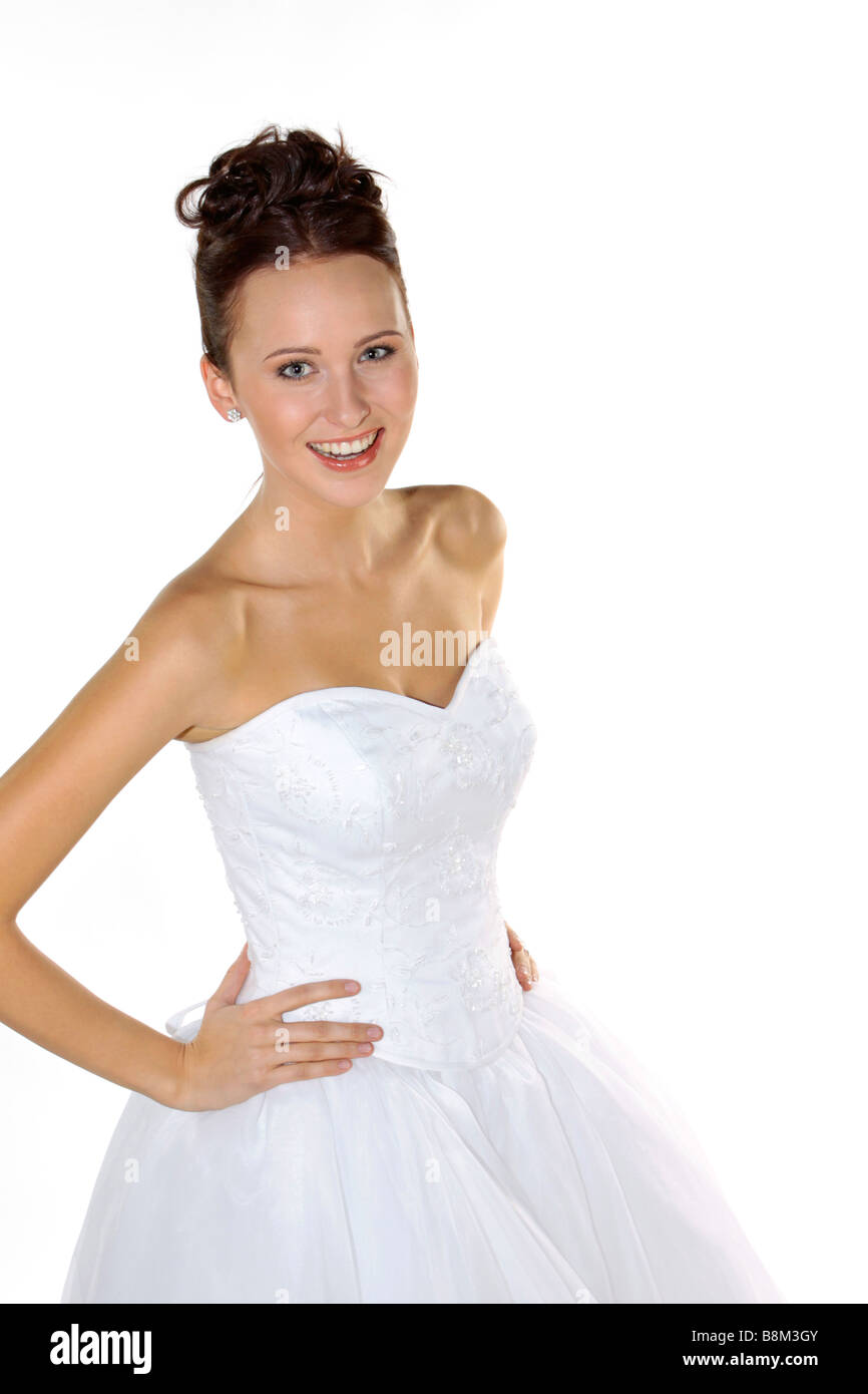 Adorable White Bridal Dress