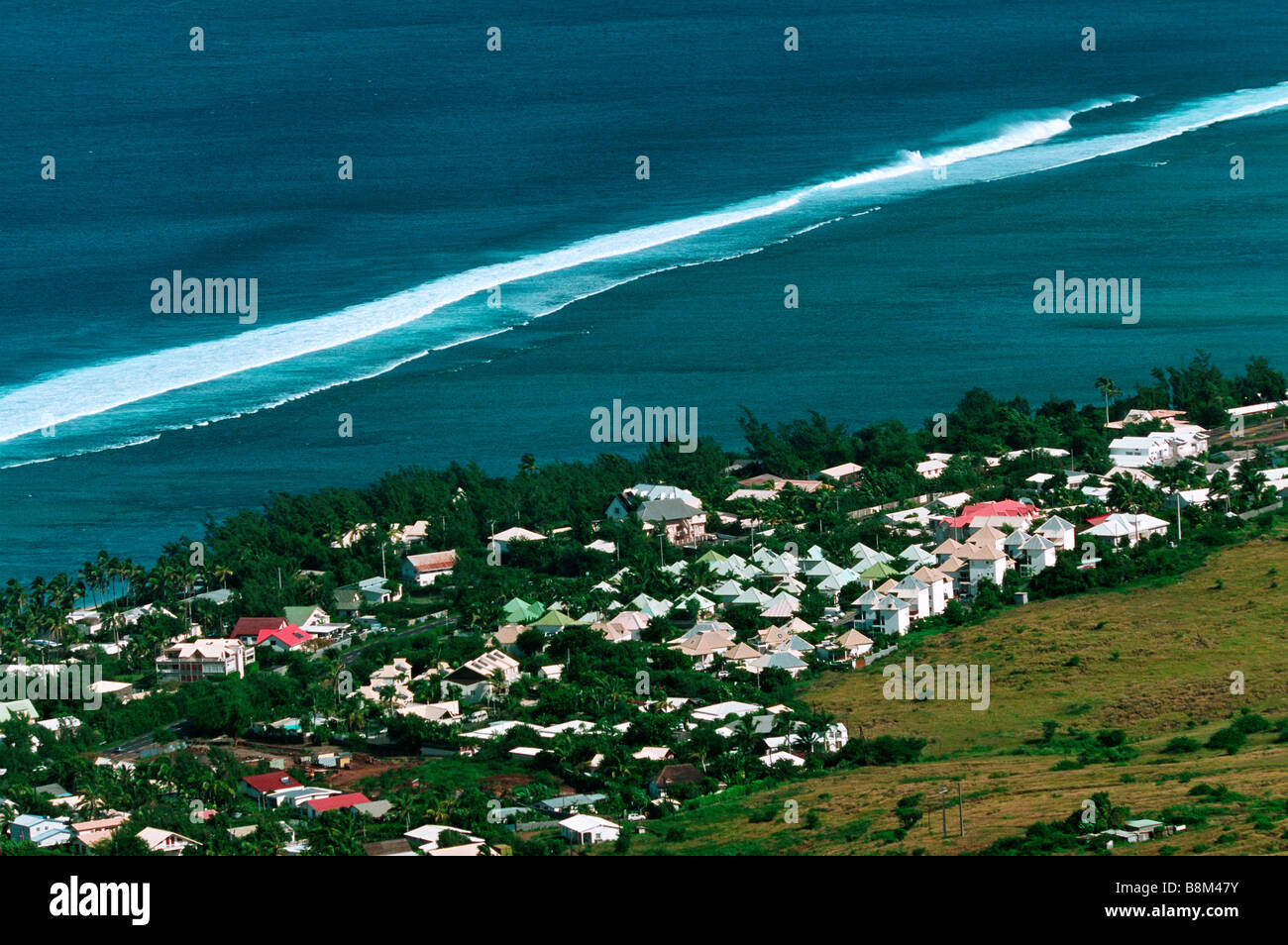 LAGOON ETANG SALE REUNION ISLAND Stock Photo Alamy
