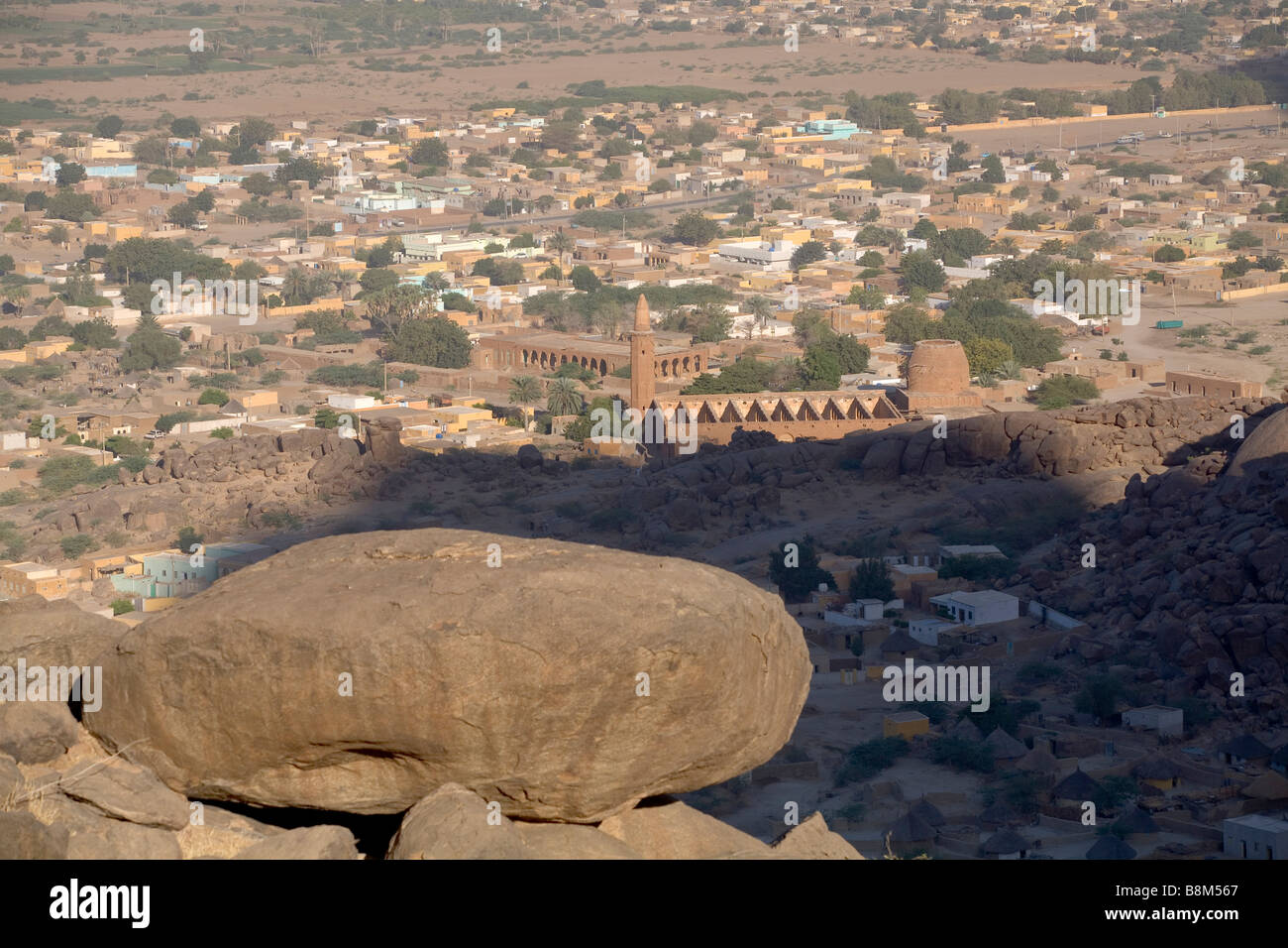 Khatmya near Kassala at Erythrean border from the birds eye view, Sudan Stock Photo