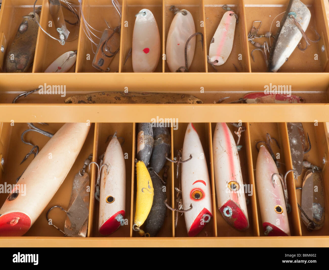 My Father's Fishing Tackle Stock Photo