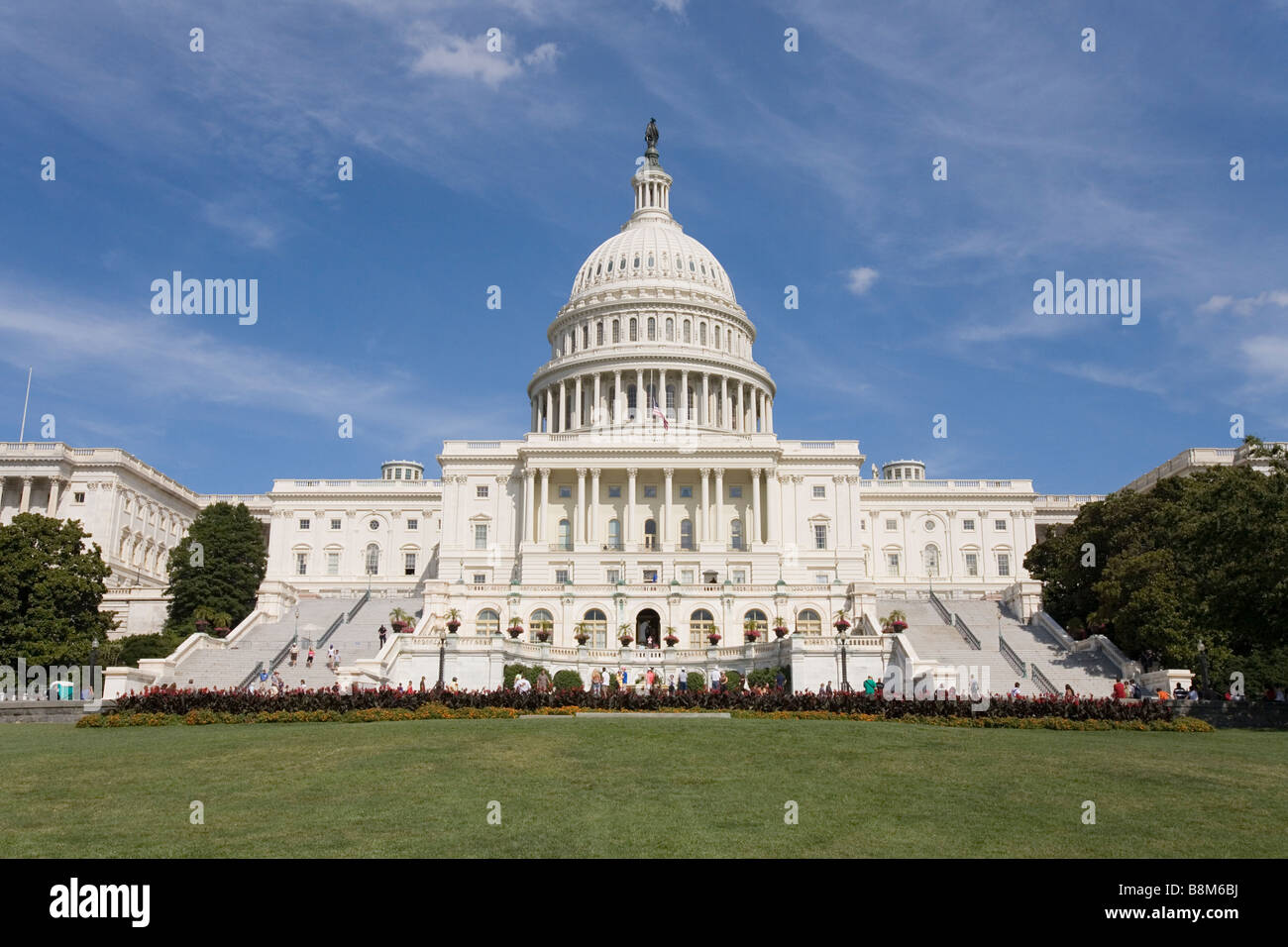 A view of the United States Capitol Building and Dome Stock Photo - Alamy
