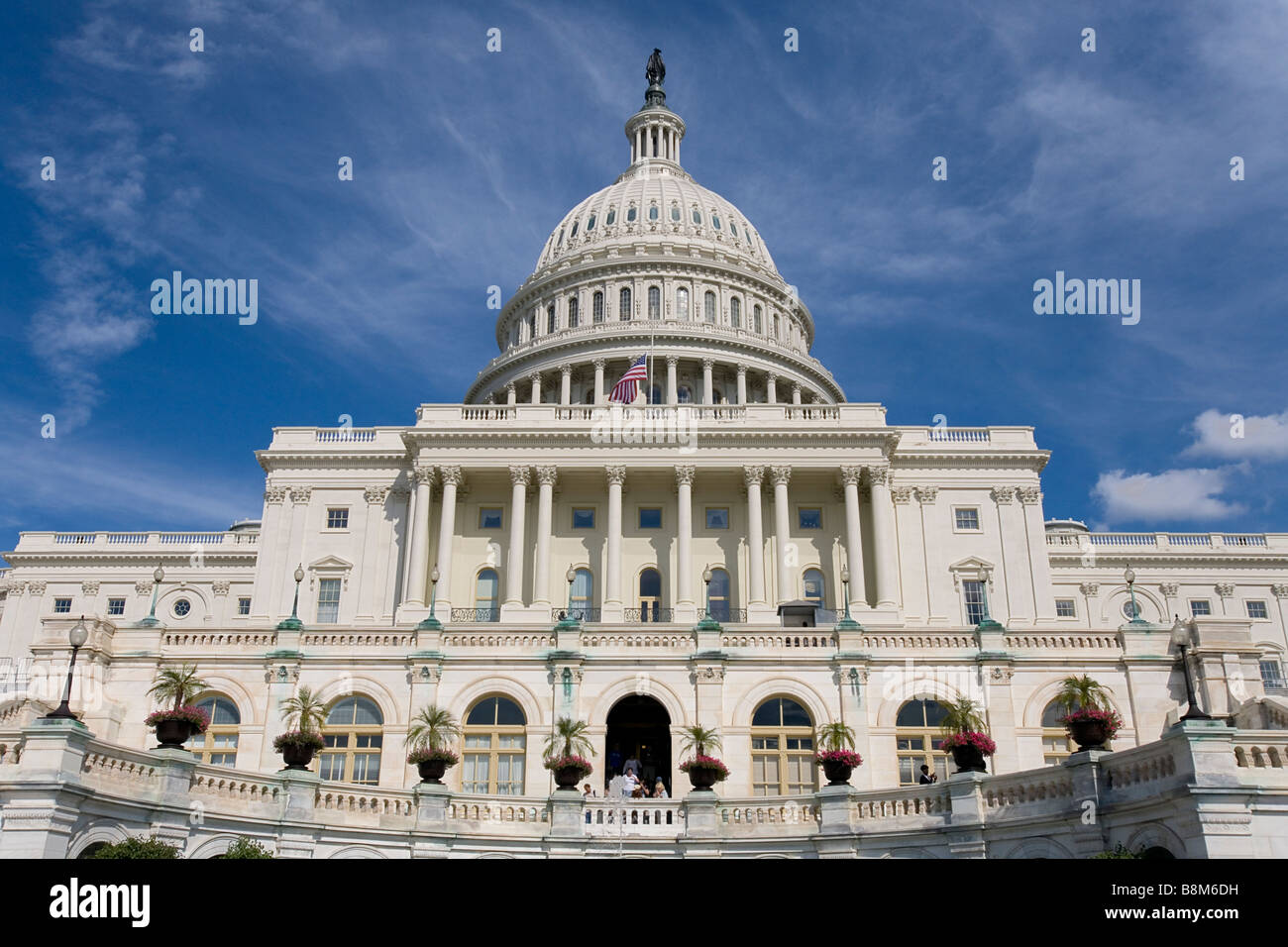 A view of the United States Capitol Building and Dome Stock Photo - Alamy