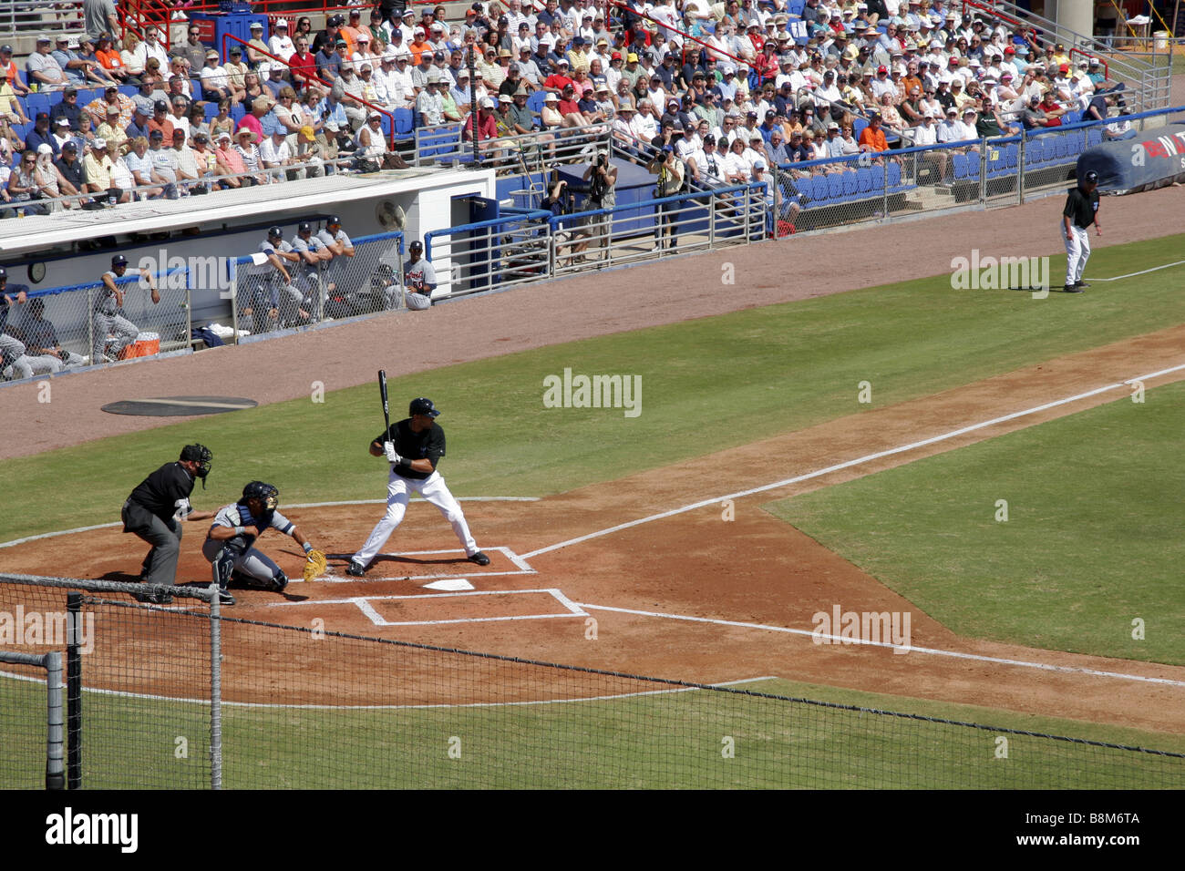 Toronto Blue Jays Playing Against Detroit Tigers At Dunedin Baseball Stadium Florida Usa Stock Photo Alamy Toronto Blue Jays Playing Against Detroit Tigers At Dunedin Baseball Stadium Florida Usa Stock Photo Alamy