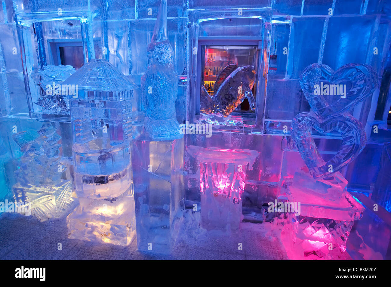 Minus 5 Ice Bar Queenstown South Island New Zealand Stock Photo Alamy