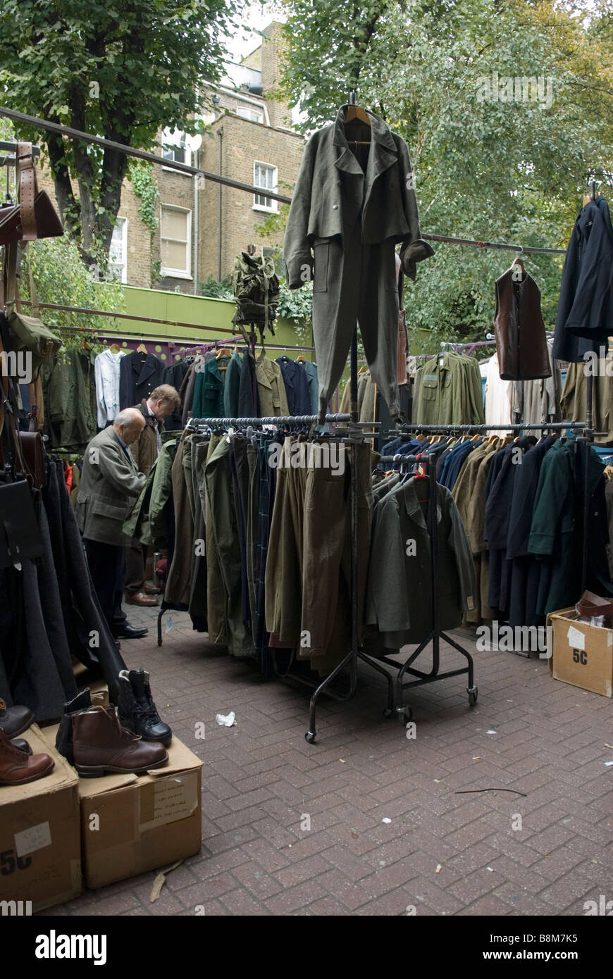 Stall at Portobello market Stock Photo Alamy