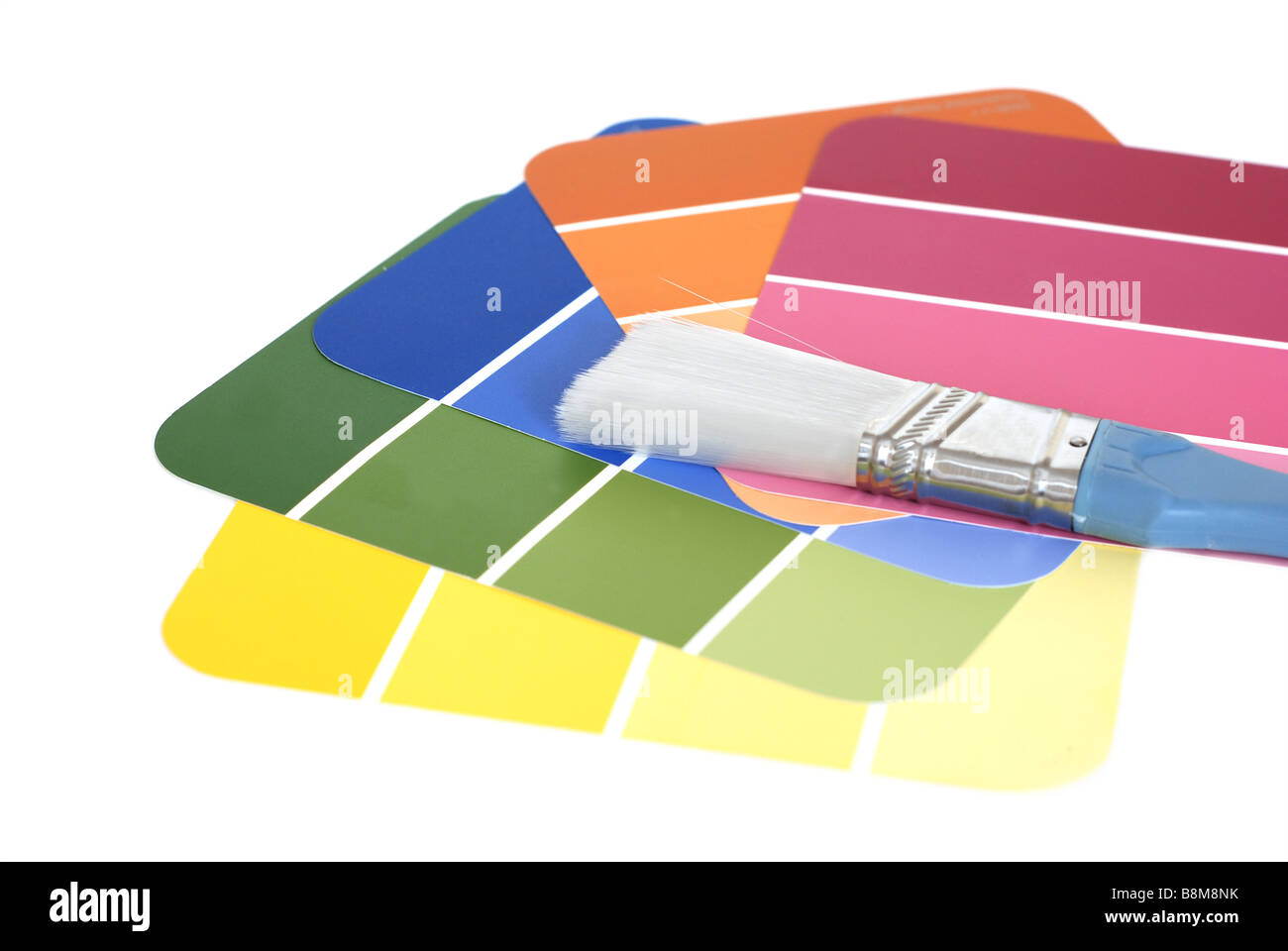Paint swatches and brush hires stock photography and images Alamy