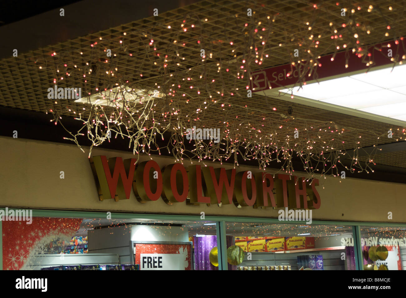 Woolworths at christmas, Birmingham Stock Photo Alamy