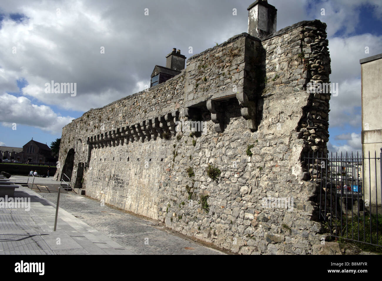 city walls Spanish Arch Galway Stock Photo