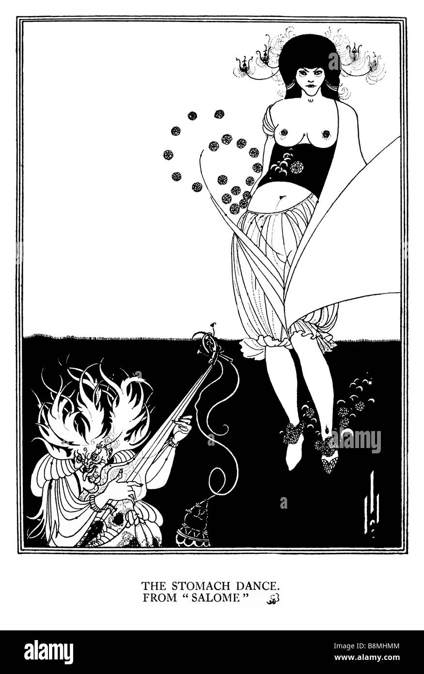Aubrey Beardsley Salome High Resolution Stock Photography
