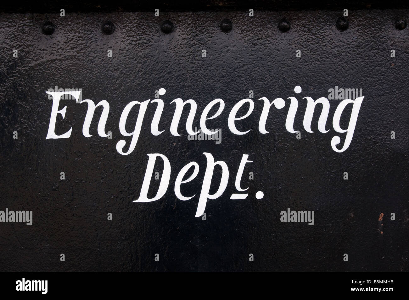 Engineering dept sign hires stock photography and images Alamy