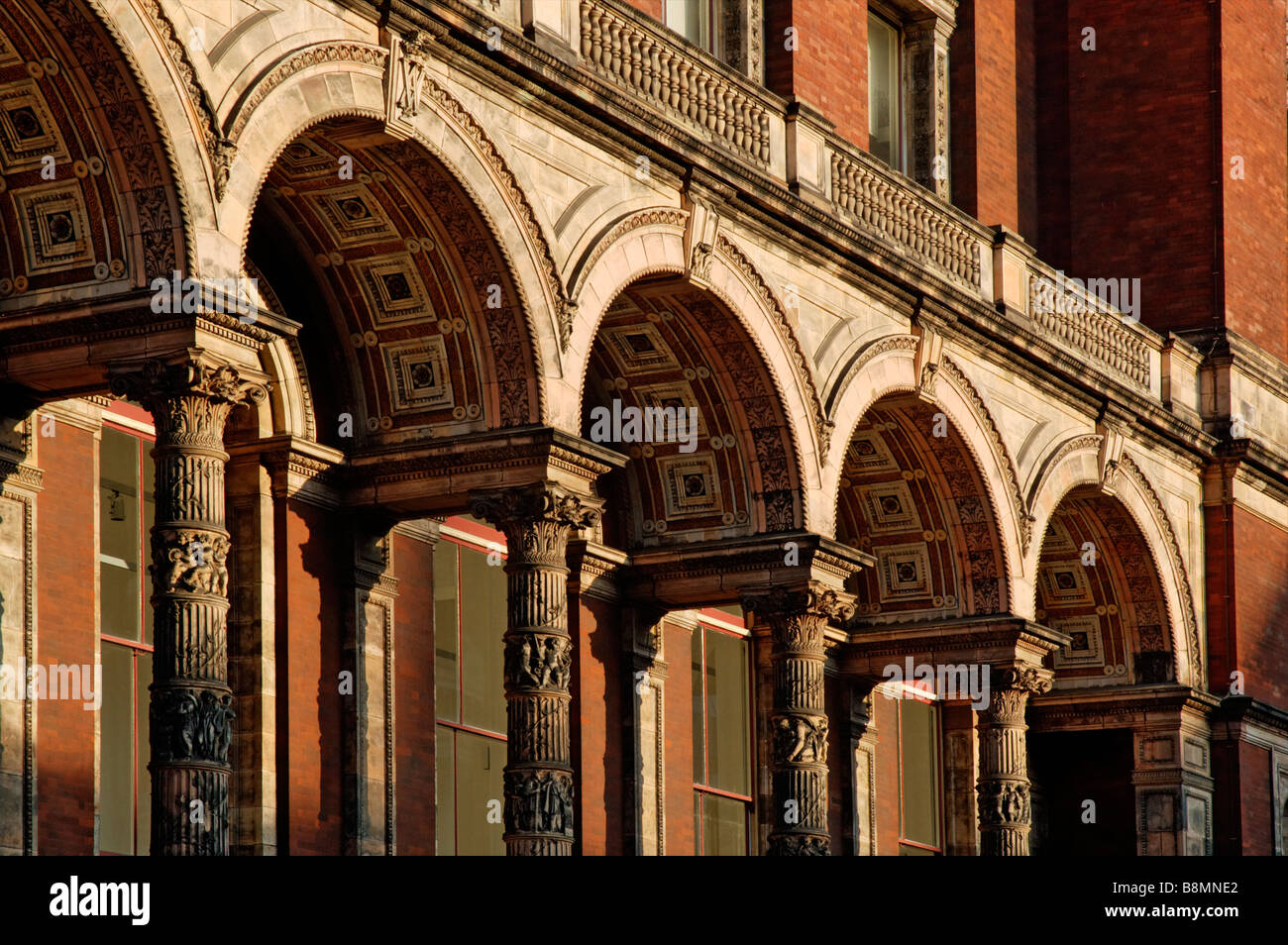 Detail of a building in Exhibition Road in London Stock Photo