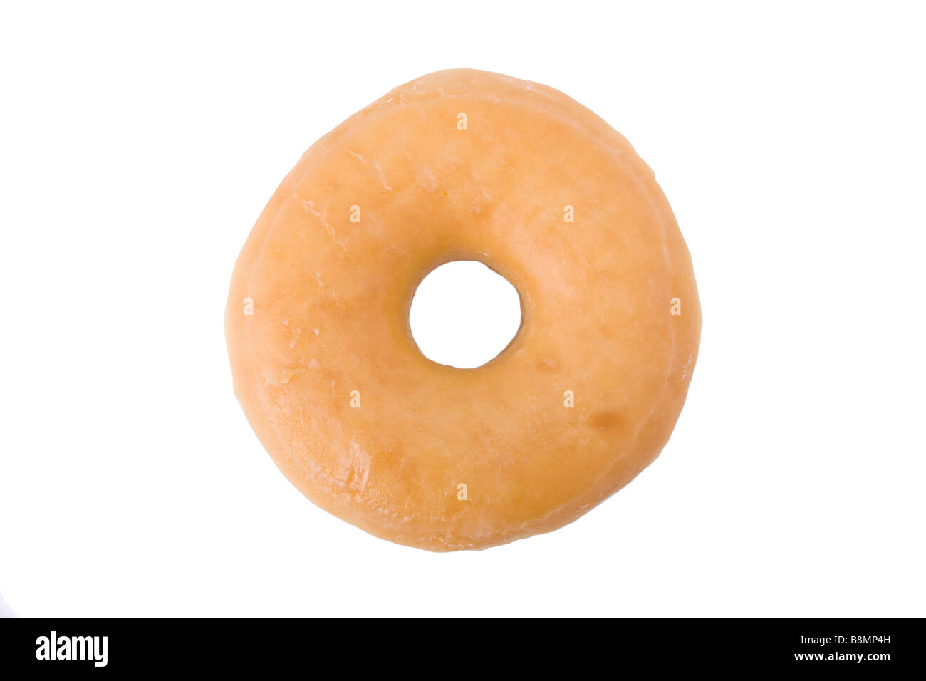 Doughnut or donut isolated on white Stock Photo
