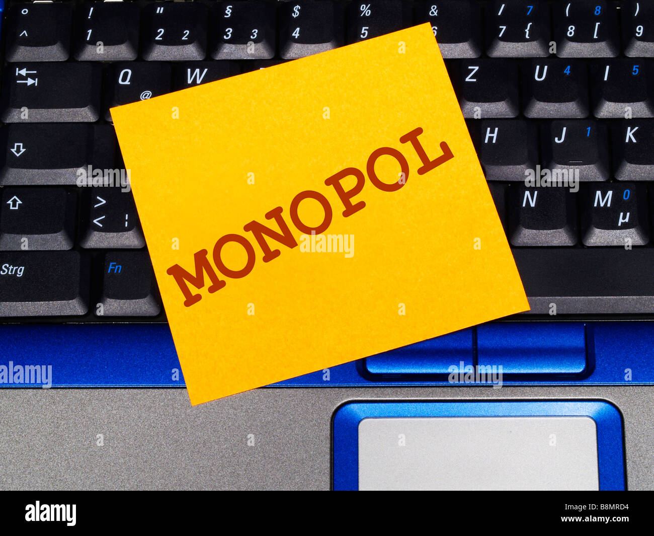 Notebook message monopol monopoly note notice office paper saying touch ...