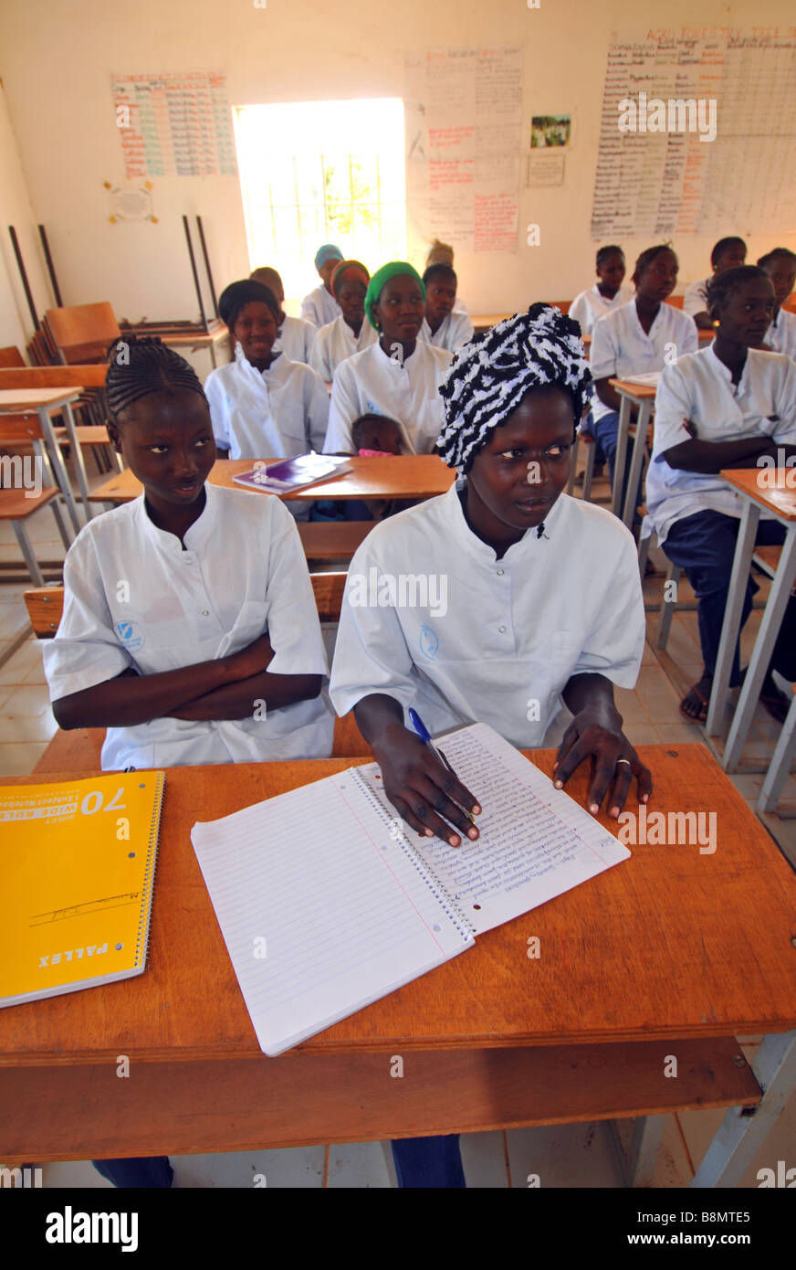 Girl's school in The Gambia, West Africa Stock Photo Alamy