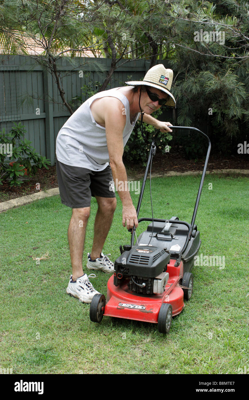 lawn mower slip and slide