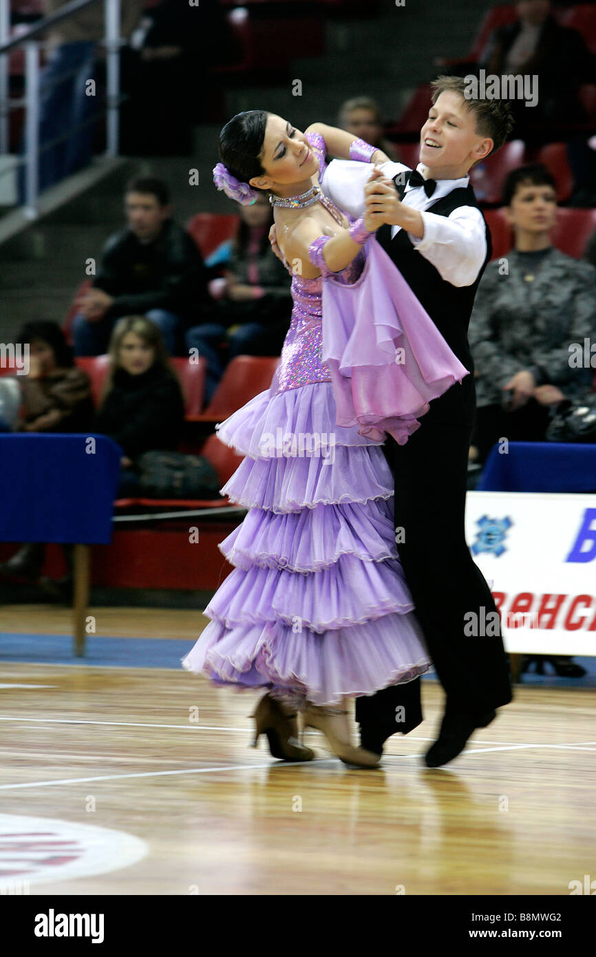 Children sports ballroom dance competition hires stock photography and