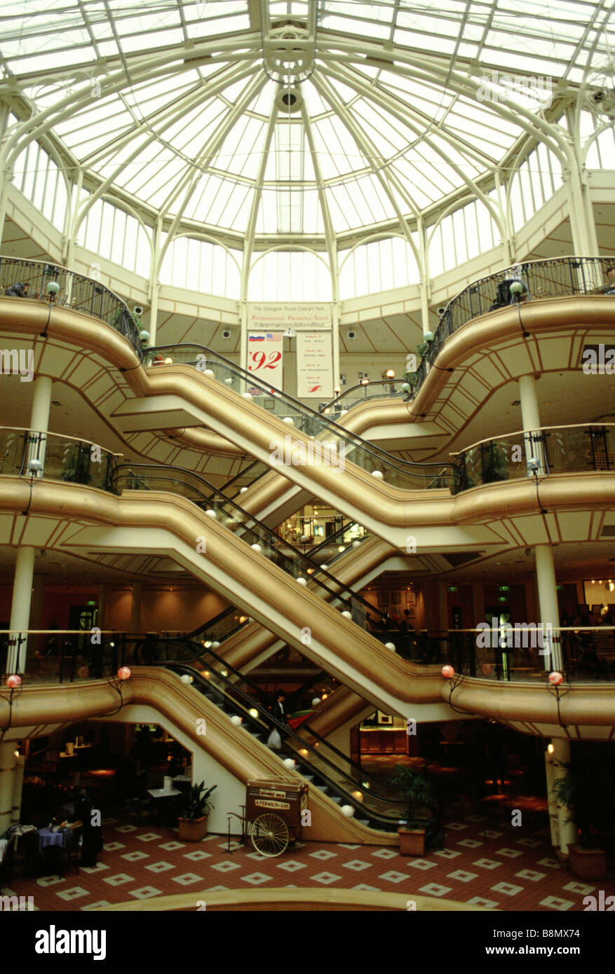 Princes Square Shopping Centre Glasgow UK Stock Photo