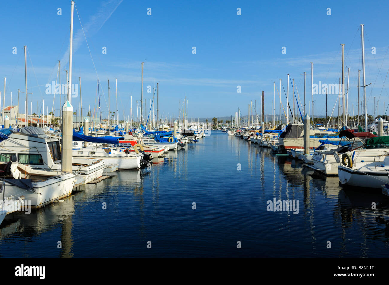 King Harbor Marina waterfront, Redondo Beach CA Stock Photo - Alamy