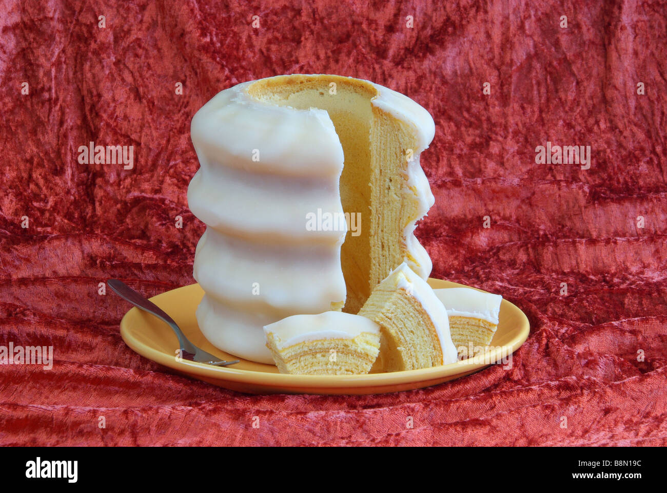 Baumkuchen King of Cakes 04 Stock Photo