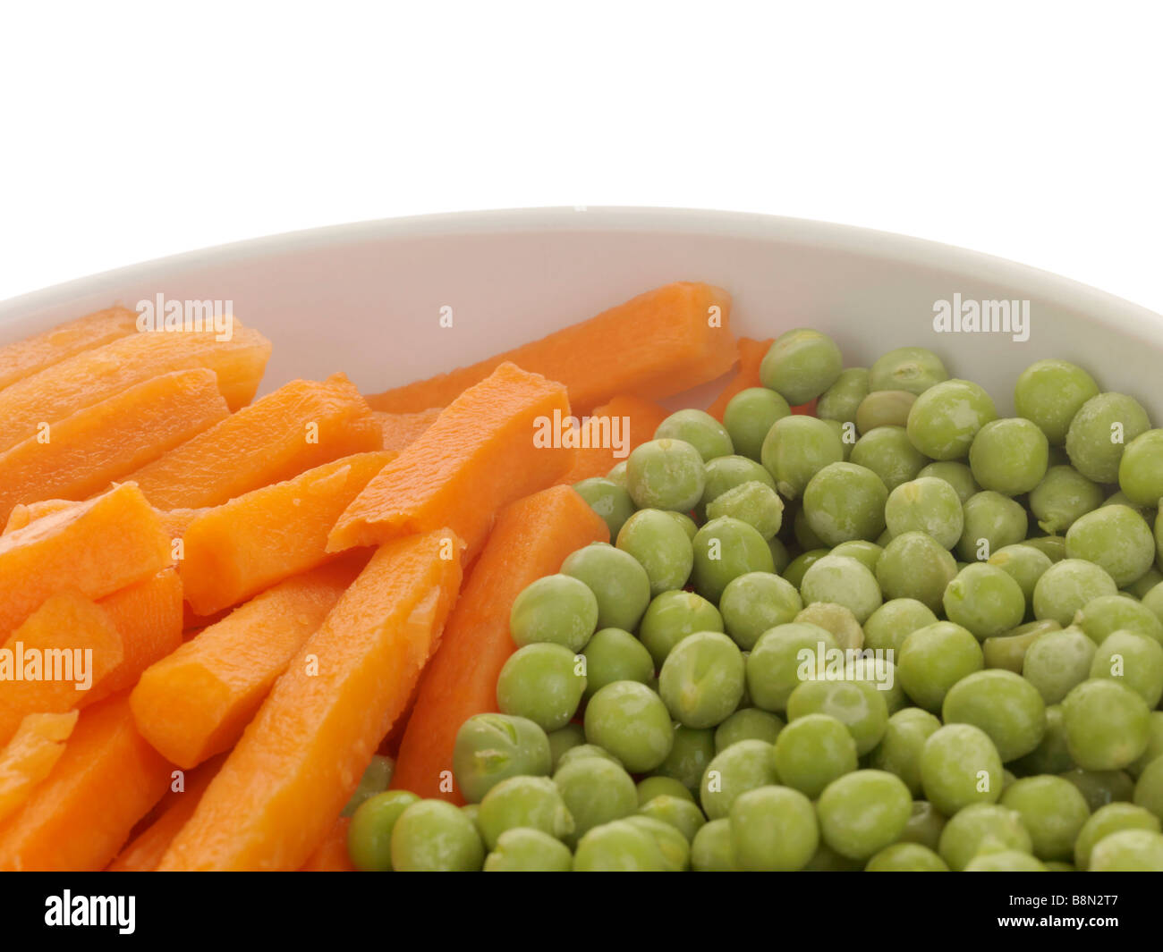 Carrots and Peas Stock Photo Alamy