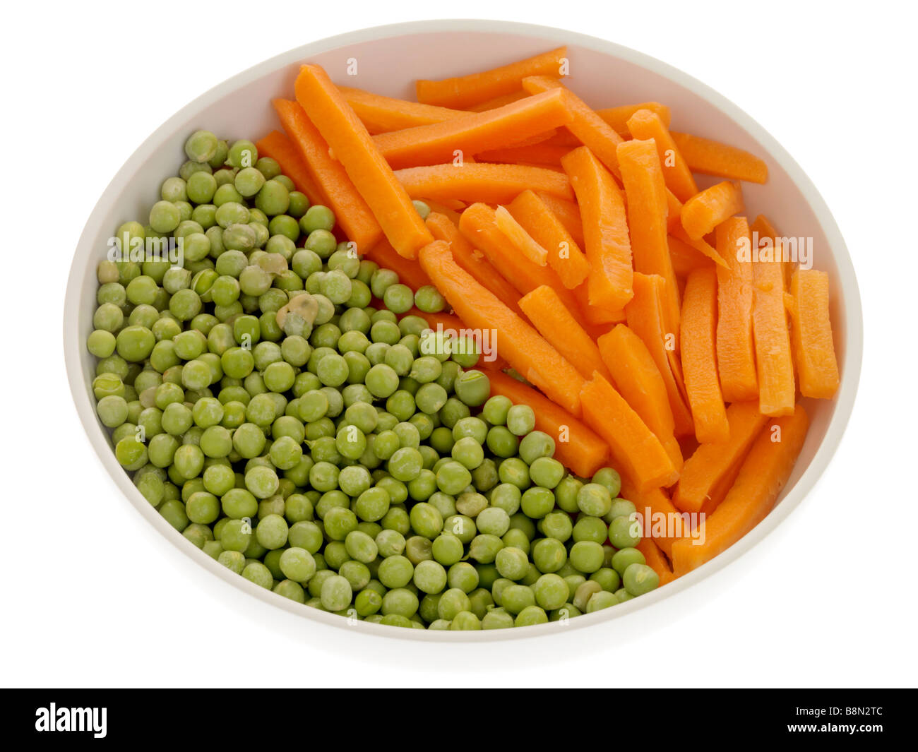 Carrots and Peas Stock Photo Alamy