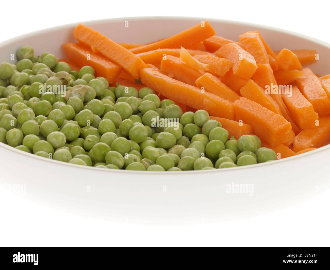 Carrots and Peas Stock Photo Alamy
