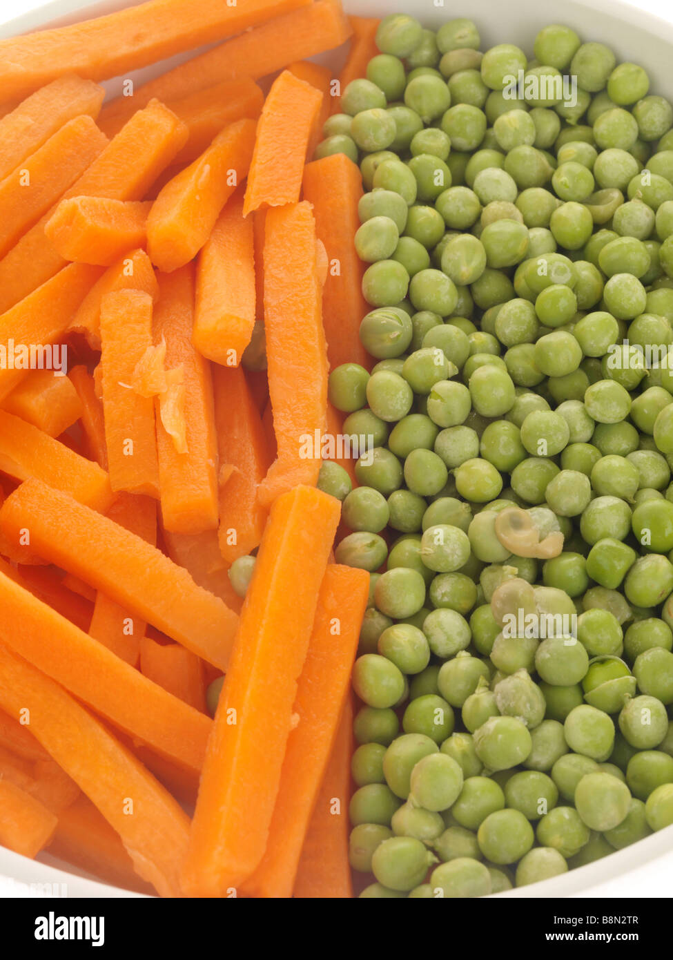 Carrots and Peas Stock Photo Alamy