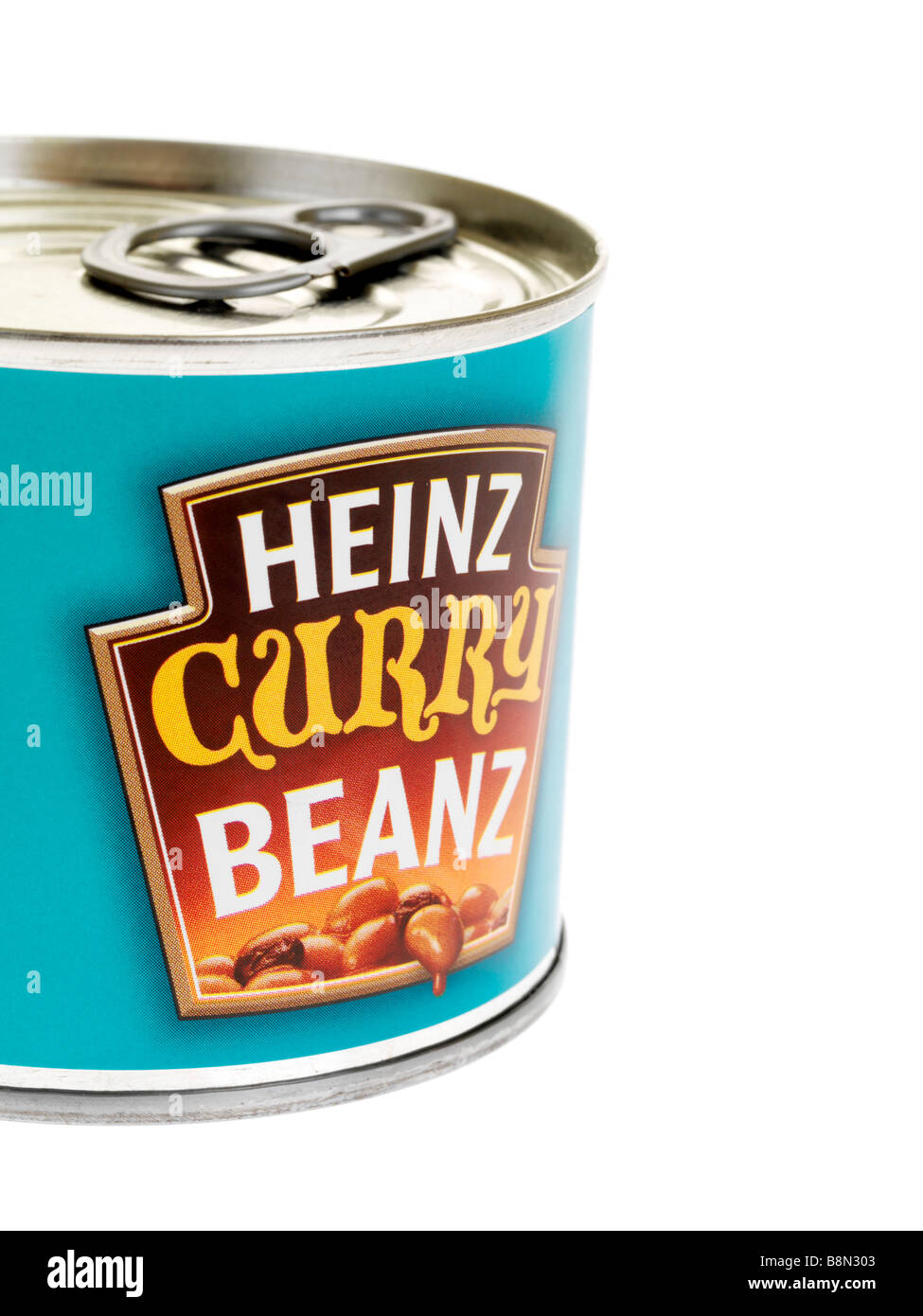 Curry Flavoured Baked Beans Stock Photo Alamy