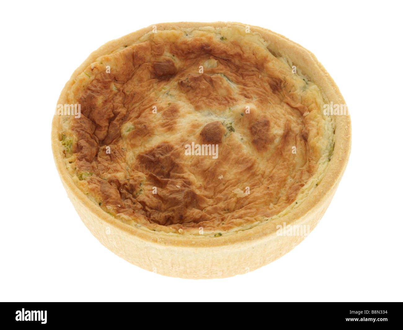 Broccoli and Gruyere Quiche Stock Photo Alamy