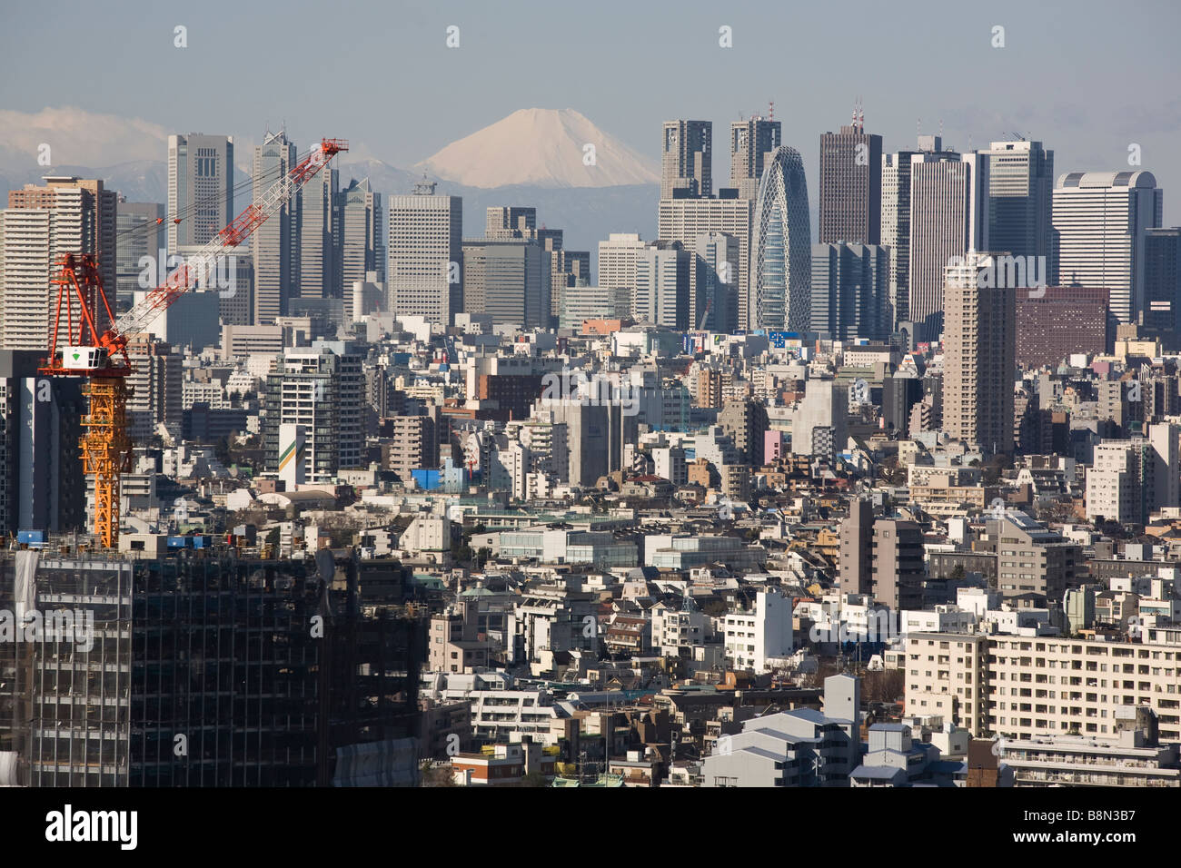 Tokyo cityscape mt fuji hi-res stock photography and images - Alamy