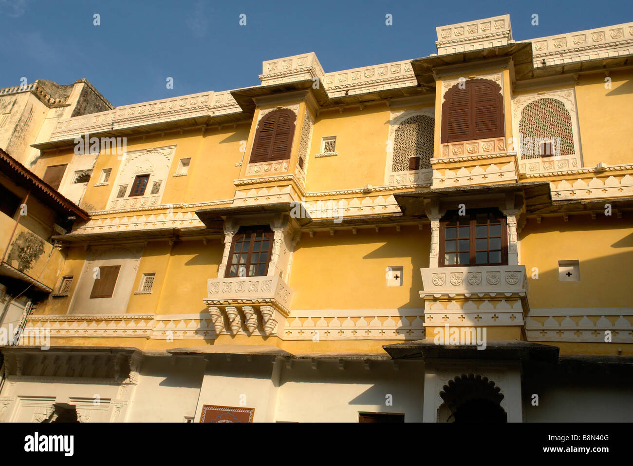 interior view of bagore ki haveli Stock Photo - Alamy