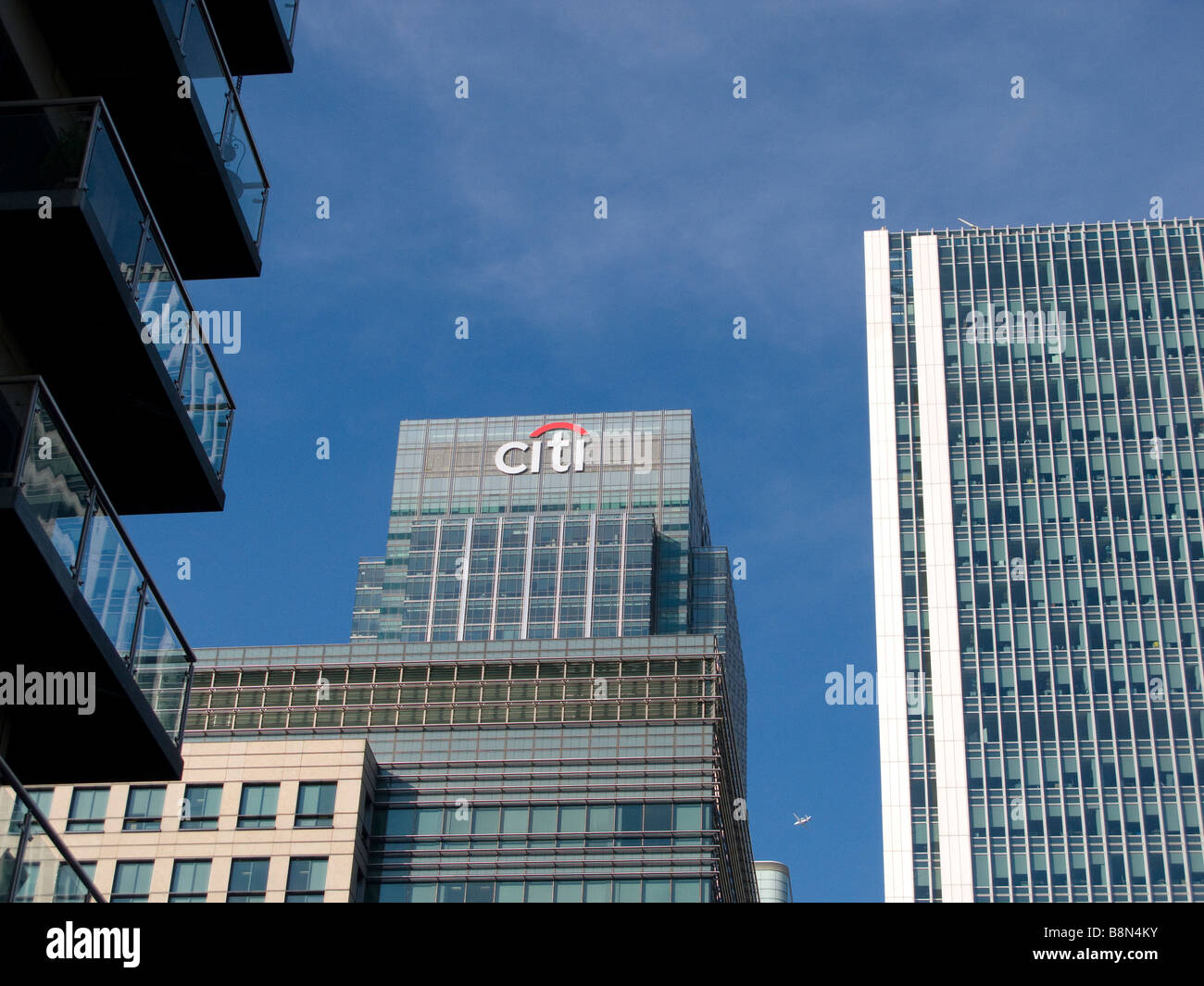 Citi Bank London Head Office Canary Wharf Stock Photo Alamy